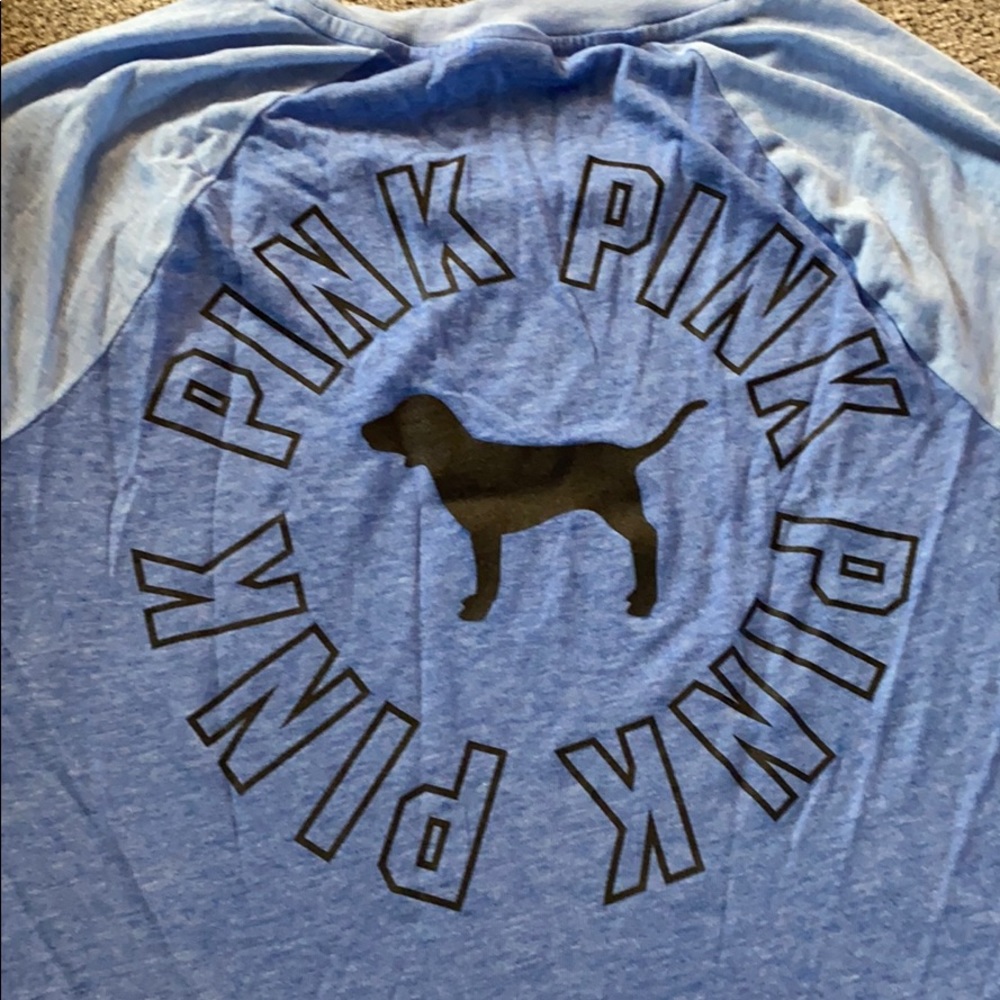 PINK baseball tee